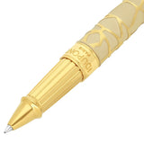 St Dupont Line D Eternity Roller large dettaglio punta e incisione Dupont Paris con finitura oro lucido 422061L