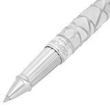 St Dupont Line D Eternity Roller large dettaglio punta e incisione Dupont Paris con finitura palladio lucido 422062L