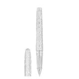 St Dupont Penna Line D Eternity Roller large motivo Kong Orlinski in palladio lucido effetto sabbiato con cappuccio 422062L