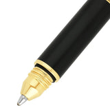 St Dupont Mini Pen Necklace A Sfera dettaglio punta a sfera con finitura dorata e corpo in lacca nera 700005