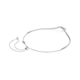 Swarovski Collana Ariana Grande vista completa catena rodiata con chiusura scorrevole e ciondolo fiore 5749189