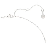 Swarovski Collana Classica dettaglio chiusura a moschettone in argento sterling con charm logo cigno 5740342