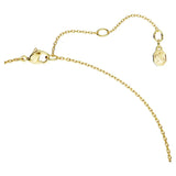 Swarovski Collana Classica dettaglio chiusura a moschettone con charm logo Swarovski su catena finitura oro 18K 5745560