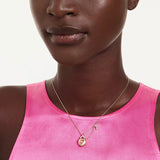 Swarovski Collana Idyllia Cuore 5737288 indossata retro