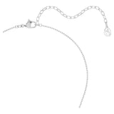 Swarovski Collana Mesmera dettaglio chiusura moschettone con catena regolabile e charm logo cigno placcatura rodio 5759837