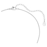 Swarovski Collana Sublima Round dettaglio chiusura a moschettone con catena regolabile e charm cigno 5738246