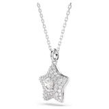 Swarovski Collana Sublima Star dettaglio laterale pendente stella pavé con Zirconia centrale taglio brillante rodio 5758393