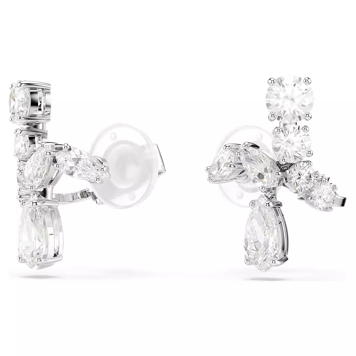 Clip su orecchini - Grigio con cristalli - Daring di Bello London Clip su orecchini - Grigio con cristalli - Daring di Bello London