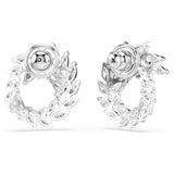 Swarovski Orecchini Mesmera vista posteriore dettaglio chiusura a clip e montatura placcatura rodio 5748008