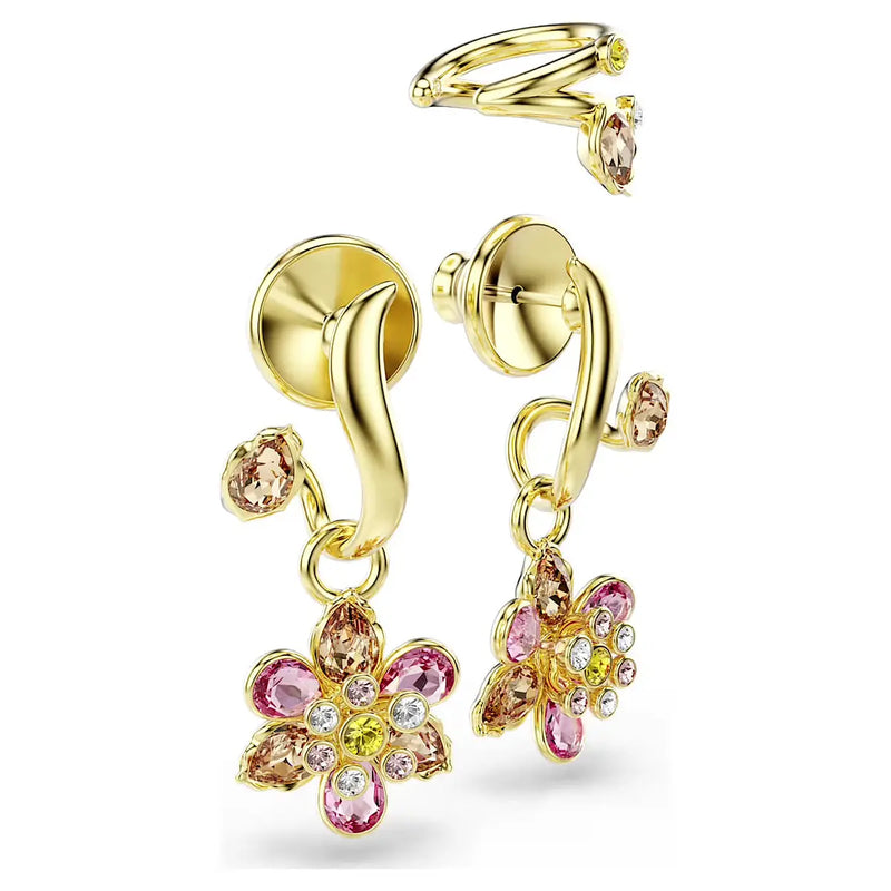 Swarovski Set Orecchini e Earcuff Idyllia Garden laterale
