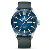 Tutima Grand Flieger Airport quadrante blu dégradé con ghiera ceramica blu, cinturino Cordura blu, indici luminosi 6107-01