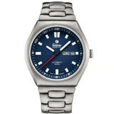Tutima M2 Coastline orologio automatico quadrante blu deep con bracciale titanio spazzolato, giorno e data 6150-02