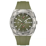 Tutima M2 Mara Safari cronografo titanio quadrante verde safari cinturino gomma verde indici luminosi 6451-53