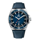 Tutima M2 Seven Seas S orologio automatico quadrante blu dégradé con lunetta ceramica e cinturino pelle blu 6155-03