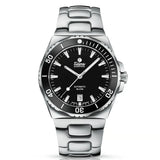 Tutima M2 Seven Seas S orologio automatico quadrante nero lunetta ceramica bracciale acciaio inossidabile 6156-02