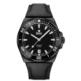 Tutima M2 Seven Seas S orologio automatico quadrante nero con lunetta ceramica e cinturino pelle nero 6156-13