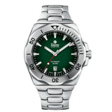 Tutima M2 Seven Seas S orologio automatico quadrante verde dégradé bracciale acciaio lunetta girevole 50 ATM 6155-06