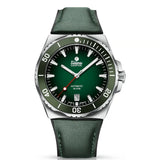 Tutima M2 Seven Seas S orologio automatico quadrante verde dégradé, lunetta ceramica verde, cinturino pelle verde 6156-05