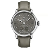 Tutima Patria orologio da polso quadrante grigio grafite guilloché, cassa titanio lucidato, cinturino pelle di pecora grigio 6612-03