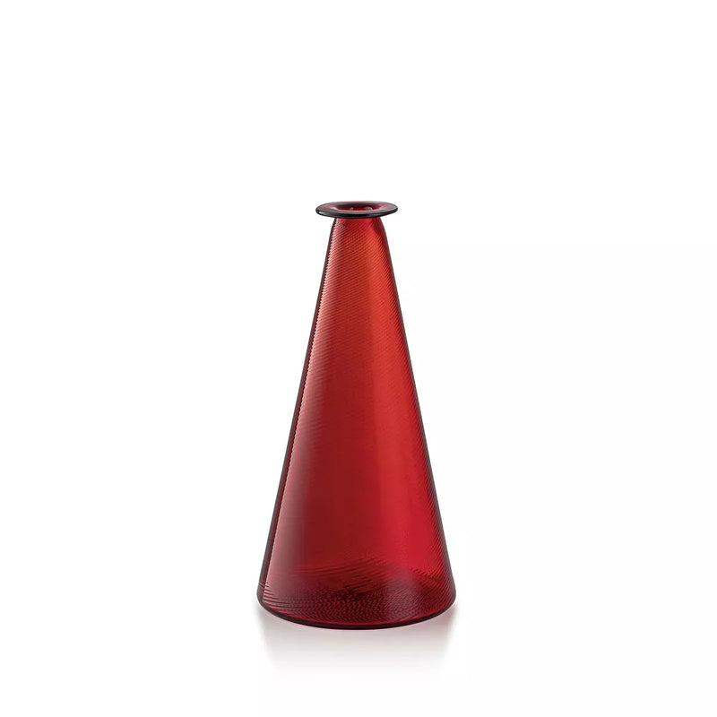 Vaso Salviati Clio Medium Rosso/Filo Nero