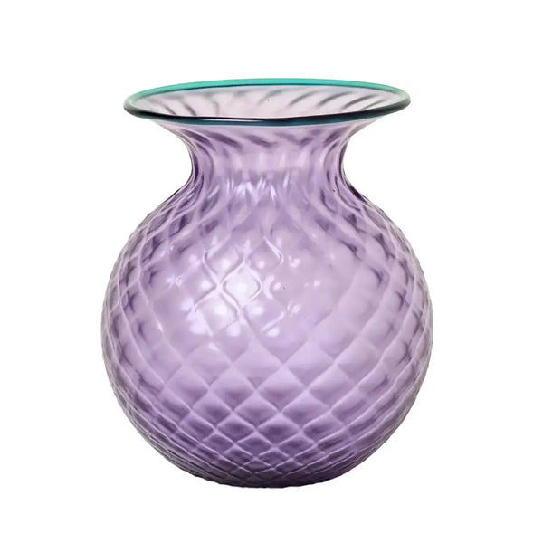 Vaso Venini Balloton Fiori Pesca Medio 21,3 Cm 100.39
