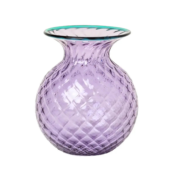 Vaso Venini Balloton Fiori Pesca Grande 24,2 Cm 100.46