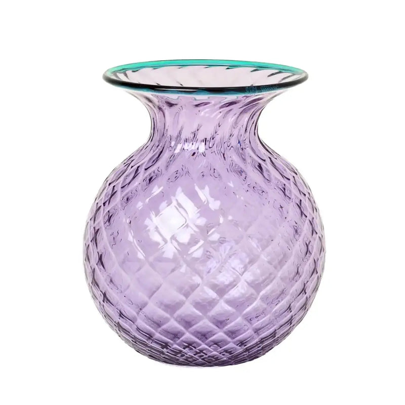 Vaso Venini Balloton Fiori Pesca Piccolo 16,5 Cm 100.38