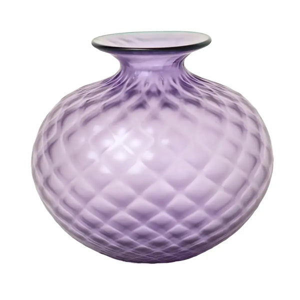 Vaso Venini Balloton Lilla Menta Sabbiato 12,5 cm 100.36