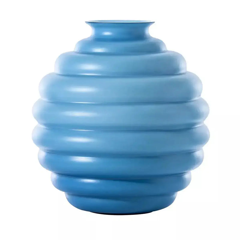 Vaso Venini Decò Acquamare Sabbiato Piccolo 18 cm 707.08