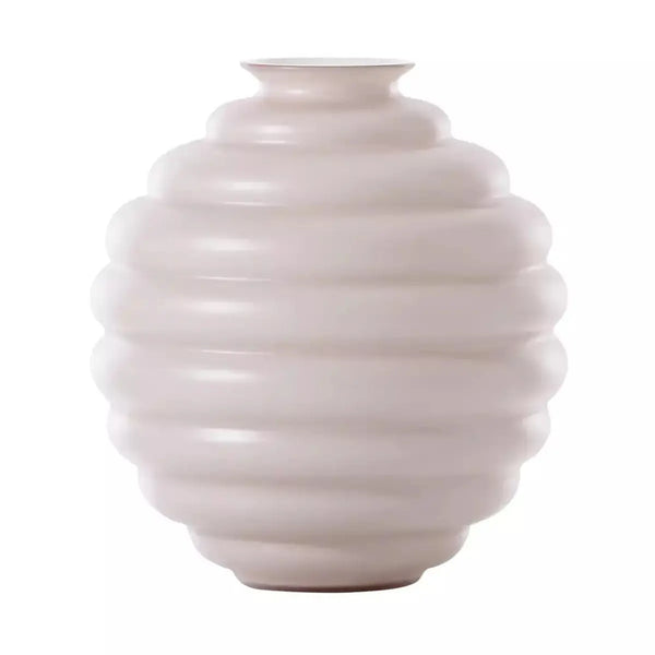Vaso Venini Decò Rosa Cipria Sabbiato Medio 24,5 cm 707.07