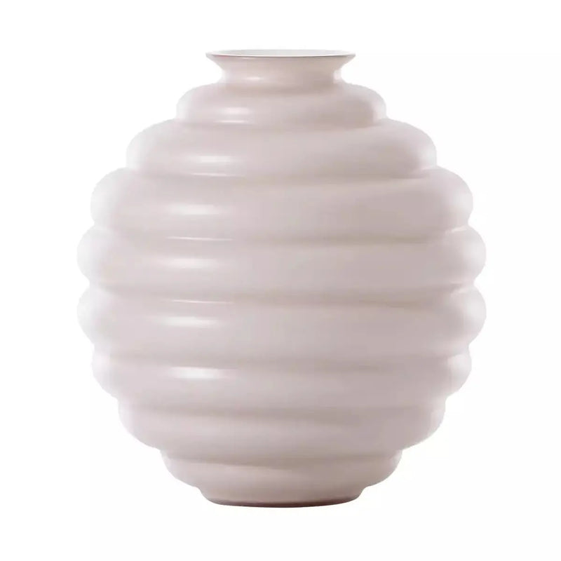 Vaso Venini Decò Rosa Cipria Sabbiato Piccolo 18 cm 707.08