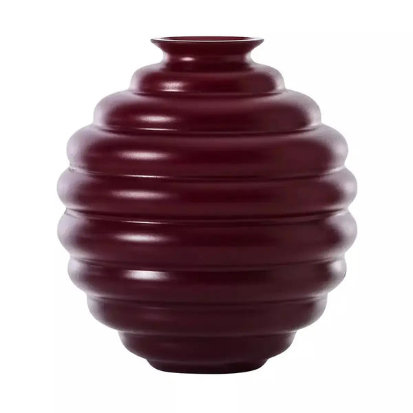 Vaso Venini Decò Rosso Venezia Sabbiato Grande 29 cm 707.10