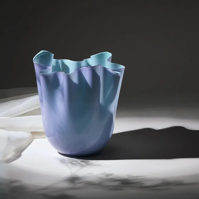 Vaso Venini Fazzoletto Lilla Menta ambientato