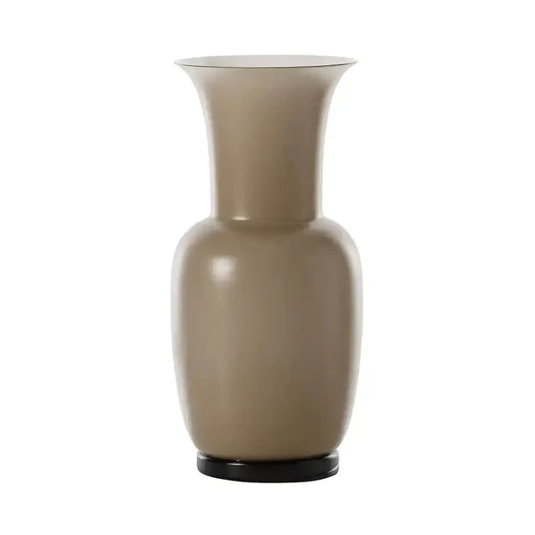 Vaso Venini Opalino Moka 30 cm Sabbiato 706.38