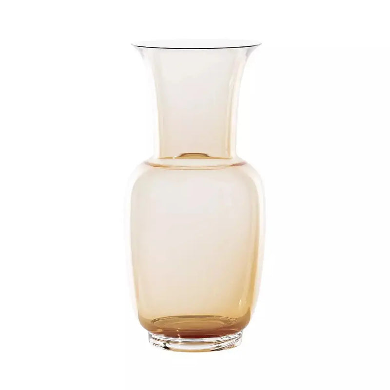 Vaso Venini Opalino Pesca Trasparente Medio 36 cm 706.22