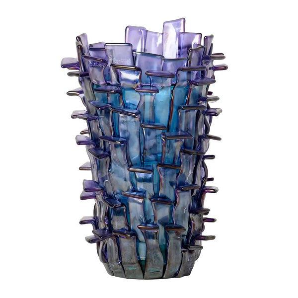 Vaso Venini Ritagli Lilla Menta Edizione Limitata