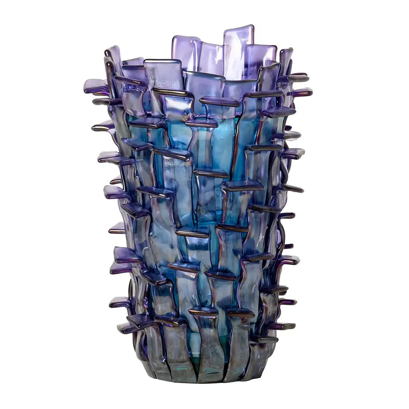 Vaso Venini Ritagli Lilla Menta Edizione Limitata