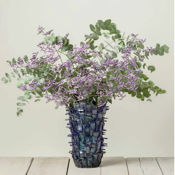 Vaso Venini Ritagli Lilla Menta ambientato