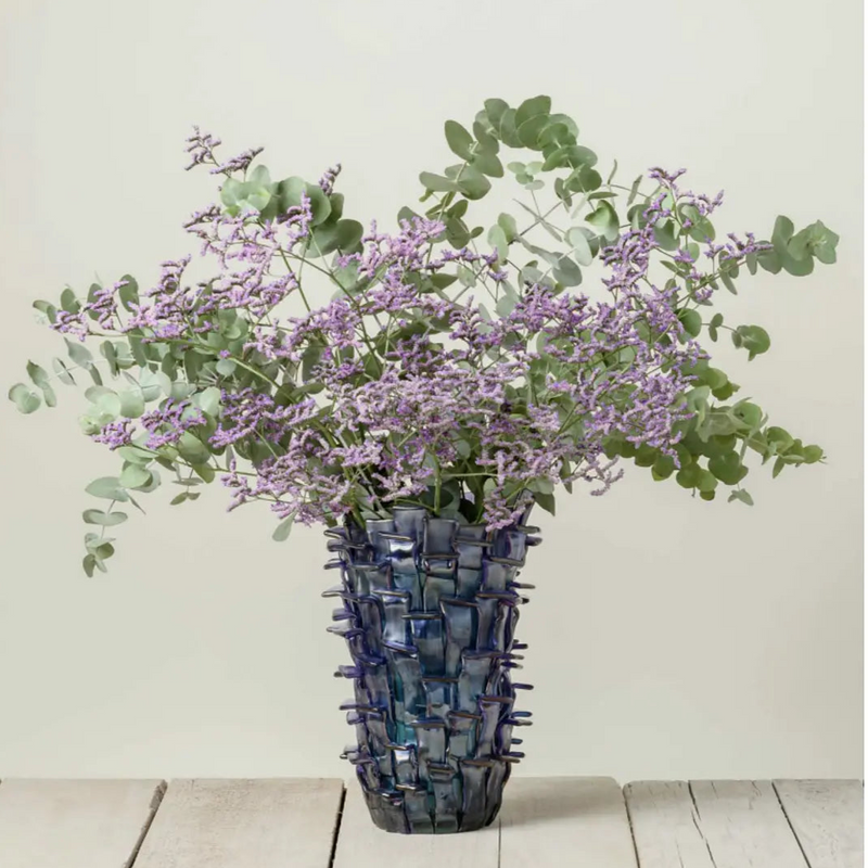 Vaso Venini Ritagli Lilla Menta ambientato