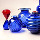 Vaso Venini Balloton, Clessidra, Balloton Fiori e Deco color vigna