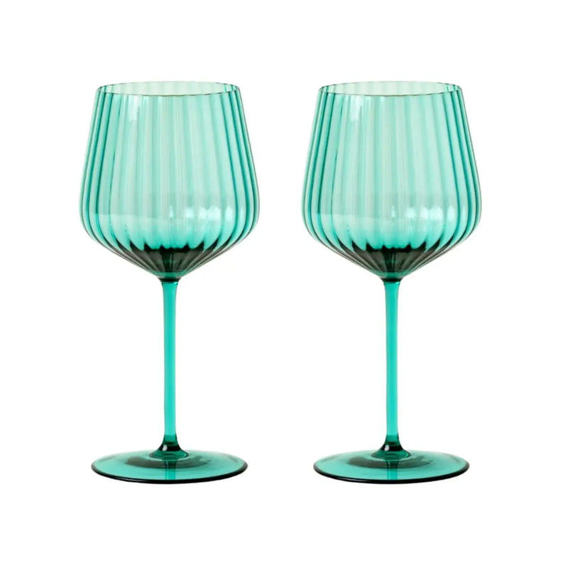 Venini Calici Vino Verde Menta 343.26