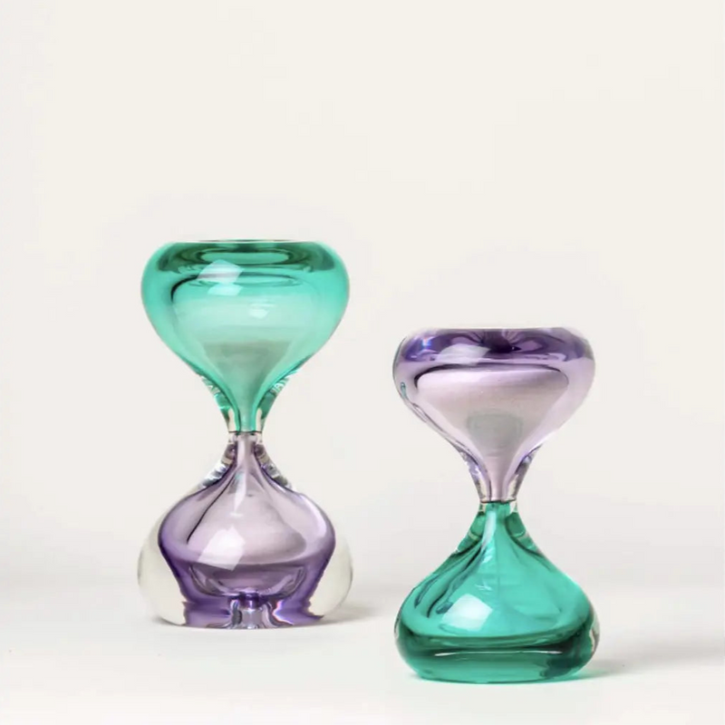 Venini Clessidre Sommerse Lilla Menta