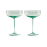 Venini Coppe Champagne Bollicine Verde Menta 343.25