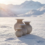 Vasi Venini Balloton Fiori Snow ambientati