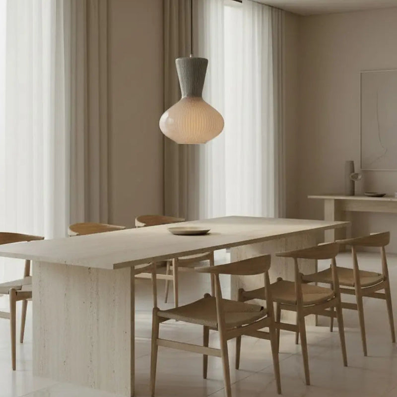 Lampadario Venini Fungo Talpa/Lattimo 895.10 ambientato