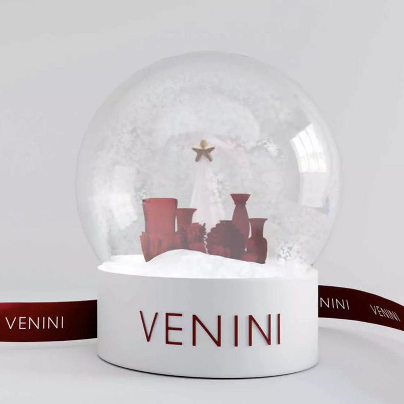 Venini Dreamy Wishes Palla di Neve in Cristallo