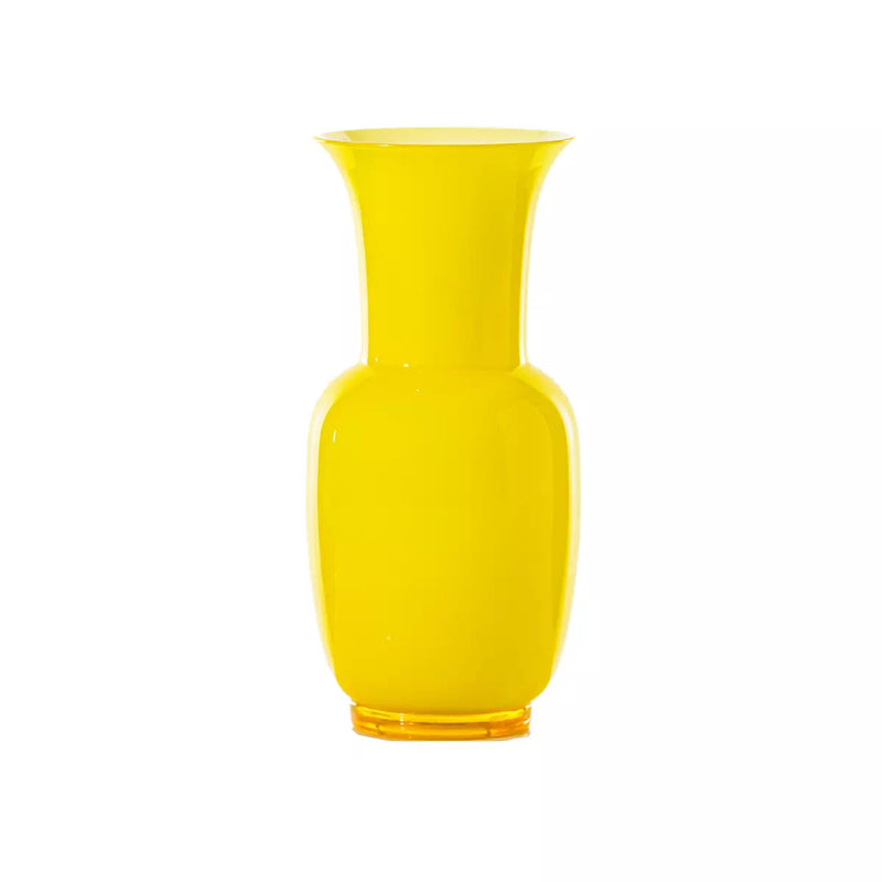 Vaso Venini Opalino Giallo Canarino Medio 36 cm 706.22