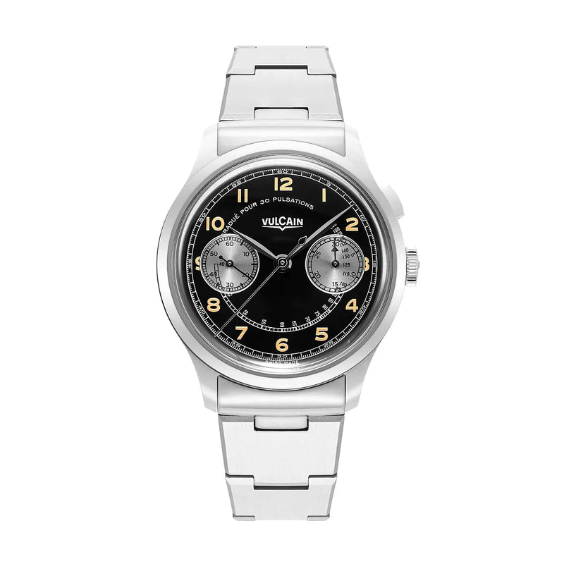 Vulcain Monopusher Heritage Black and White Ed. Limitata