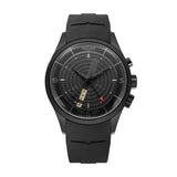 Vulcain Nautical Heritage Full Black orologio cassa acciaio nero quadrante nero opaco cinturino caucciù nero 101952SA08.BAR101