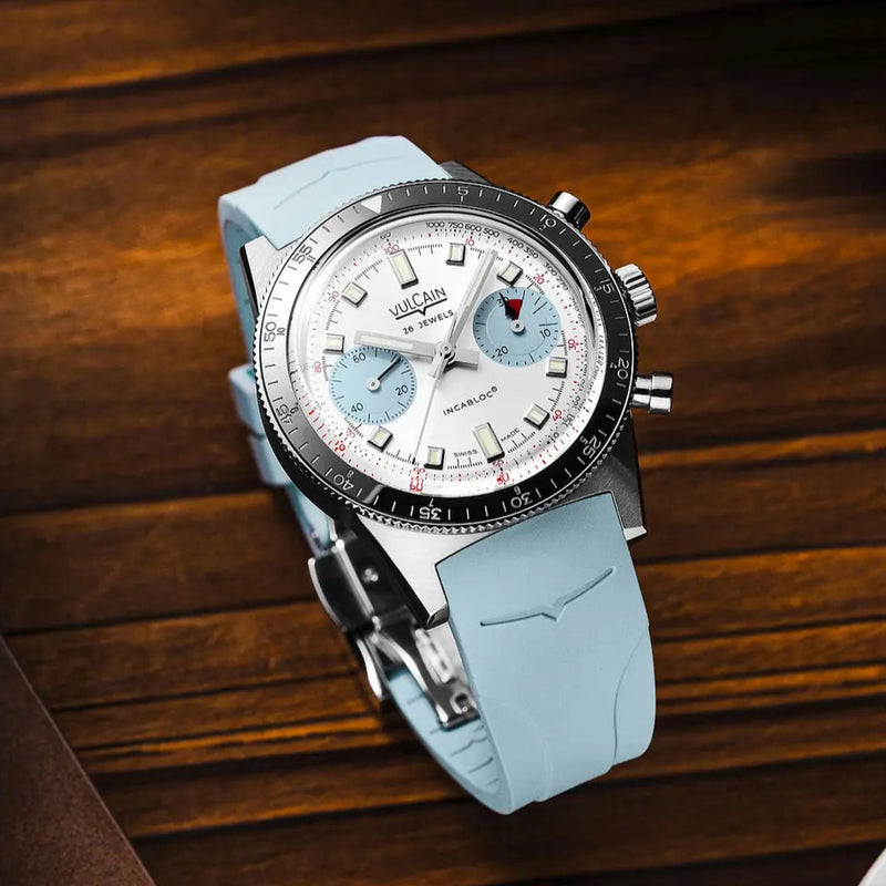 Vulcain Skindiver Chronograph Ice Blue 590176BL7.BAR224 ambientato